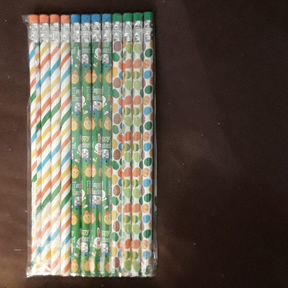 60 Easter Pencils- 5 Packs of 12 Each - Picture 2 of 8